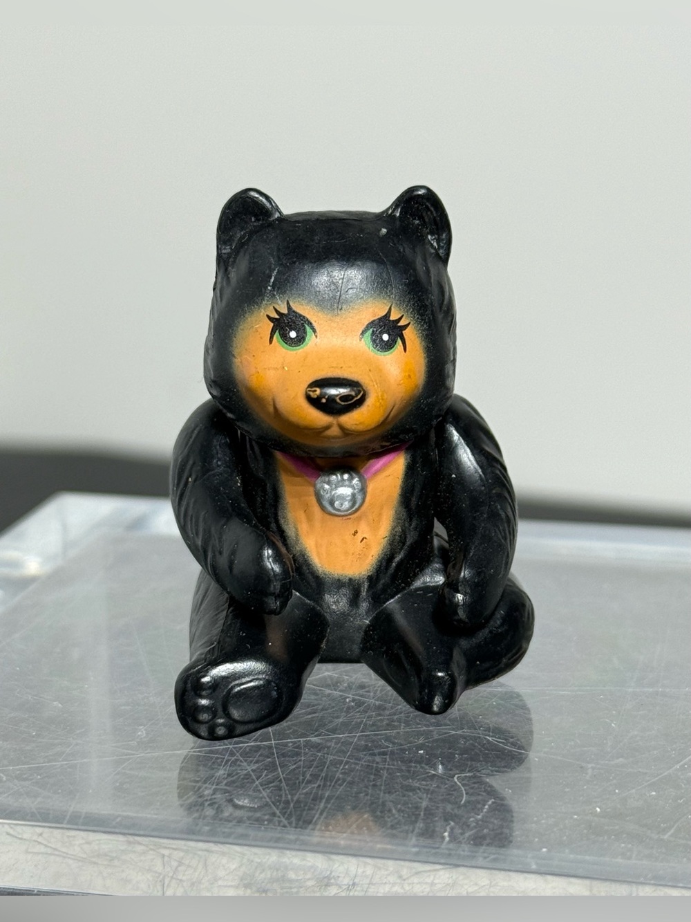VTG 1993 Kenner Littlest Pet Shop G1 Honey Bear Figure Only Zoo Wilderness